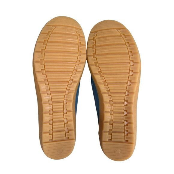 Unbranded Blue Faux Leather Comfortable Tassel Loafers Slip-On Shoes Sz 40 - New - Picture 7 of 8